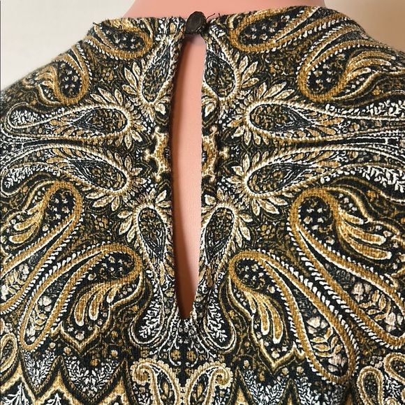 J. Jill Women’s Shift Dress Paisley Print Sleeveless Rear Keyhole Size LP - Picture 8 of 10